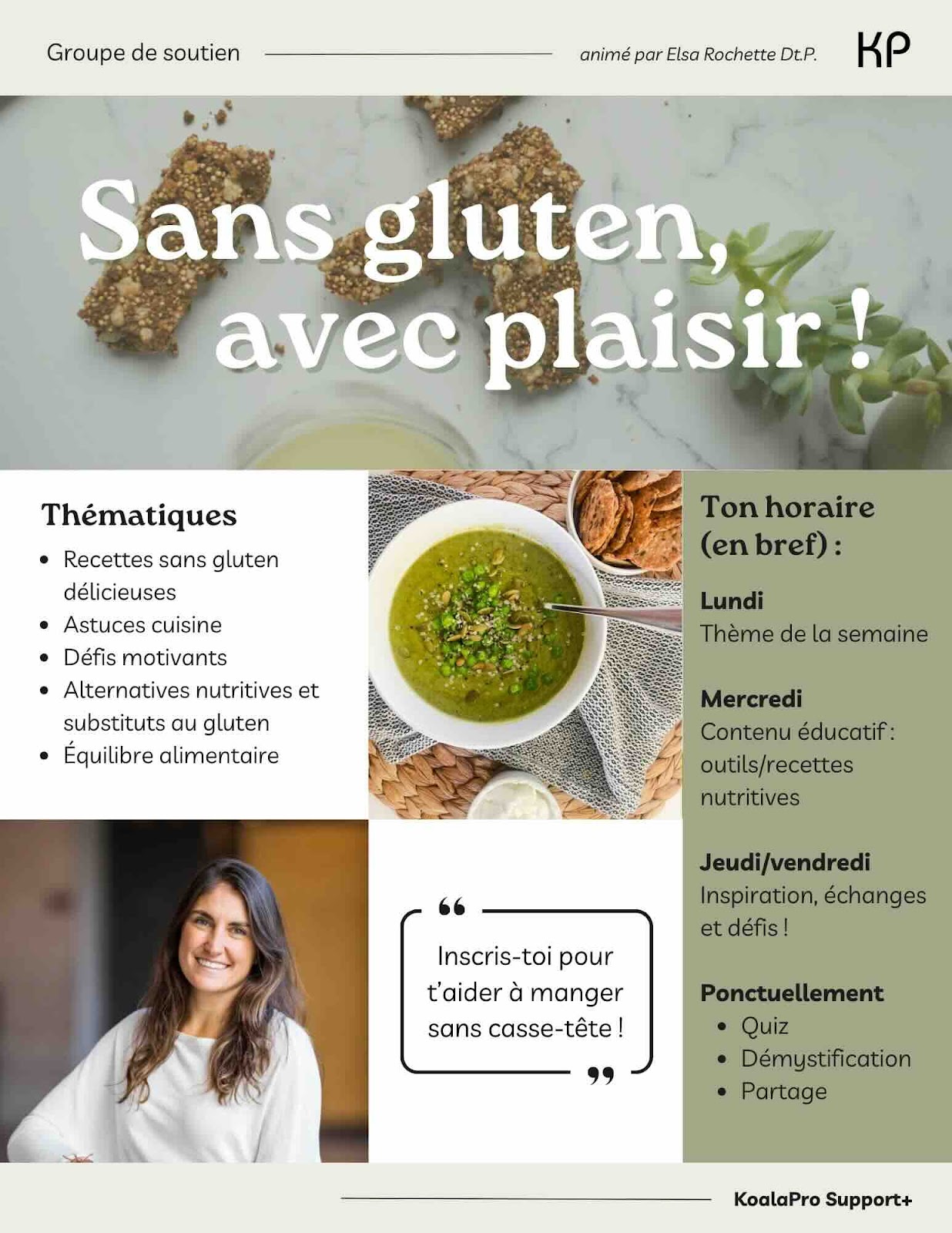 Sans gluten, avec plaisir !