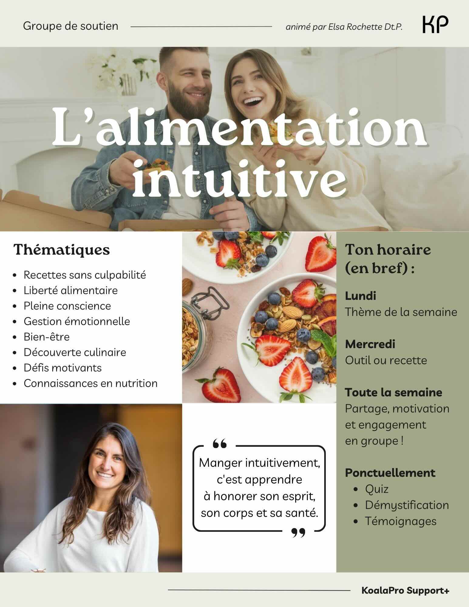 Alimentation intuitive