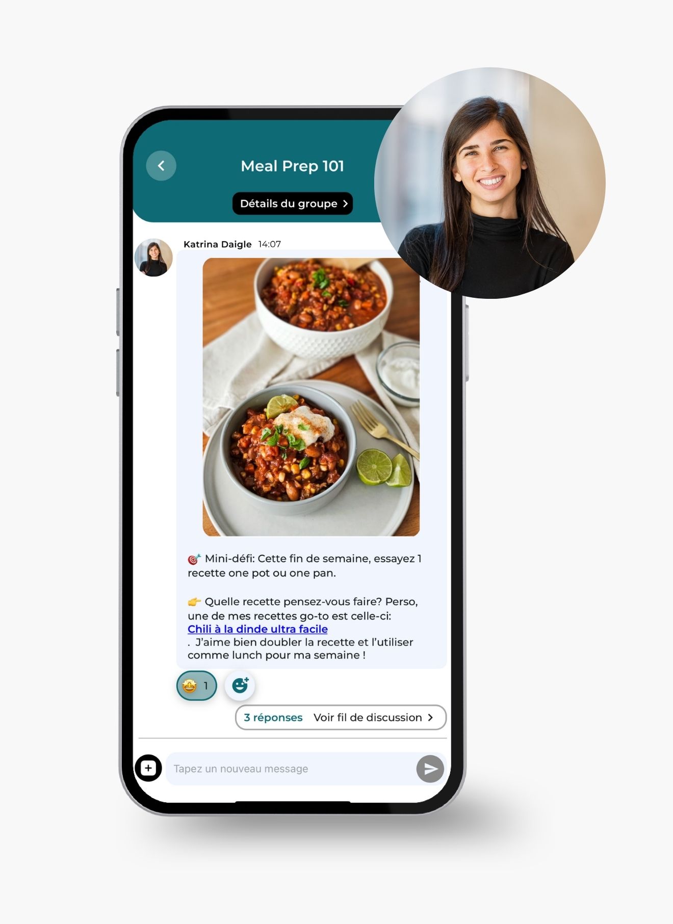 Groupe d'inspiration - Meal Prep 101