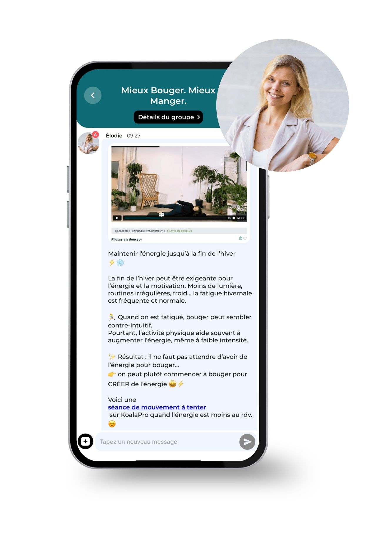 Groupe d'inspiration - Mieux bouger. Mieux manger.