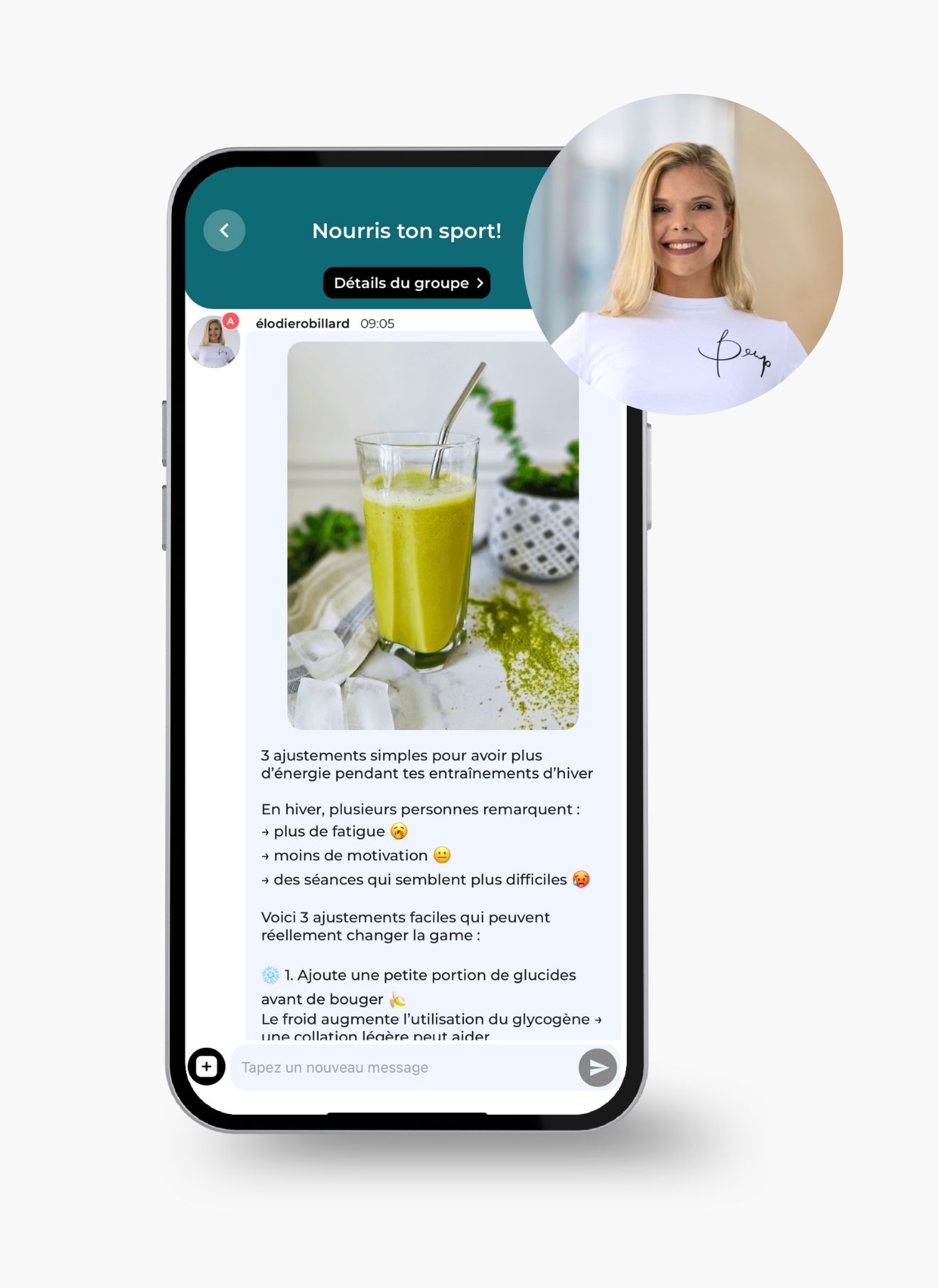 Groupe d'inspiration - Nourris ton sport