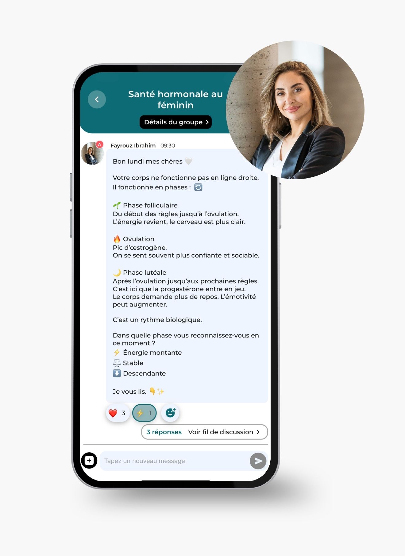 Groupe d'inspiration - Santé hormonale au féminin
