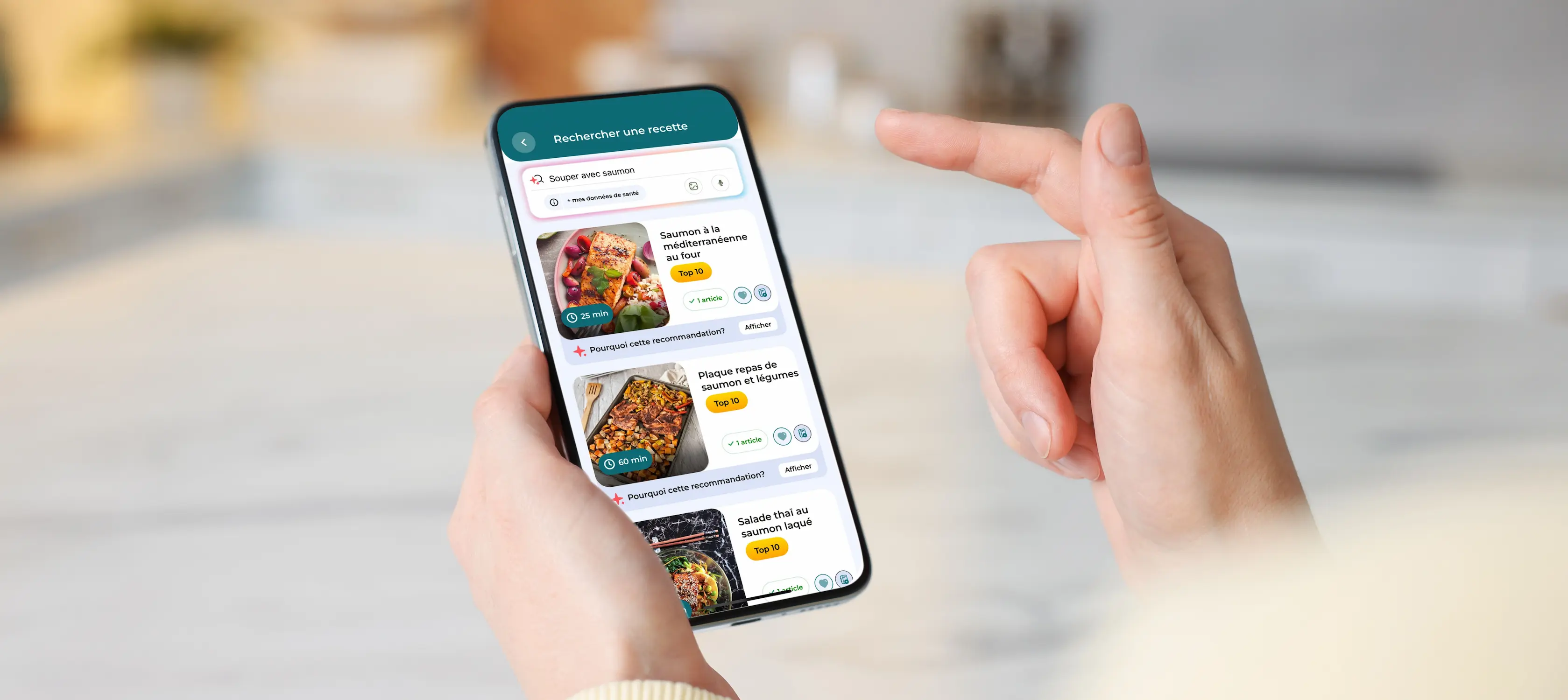 recherche intelligente de recette koalapro