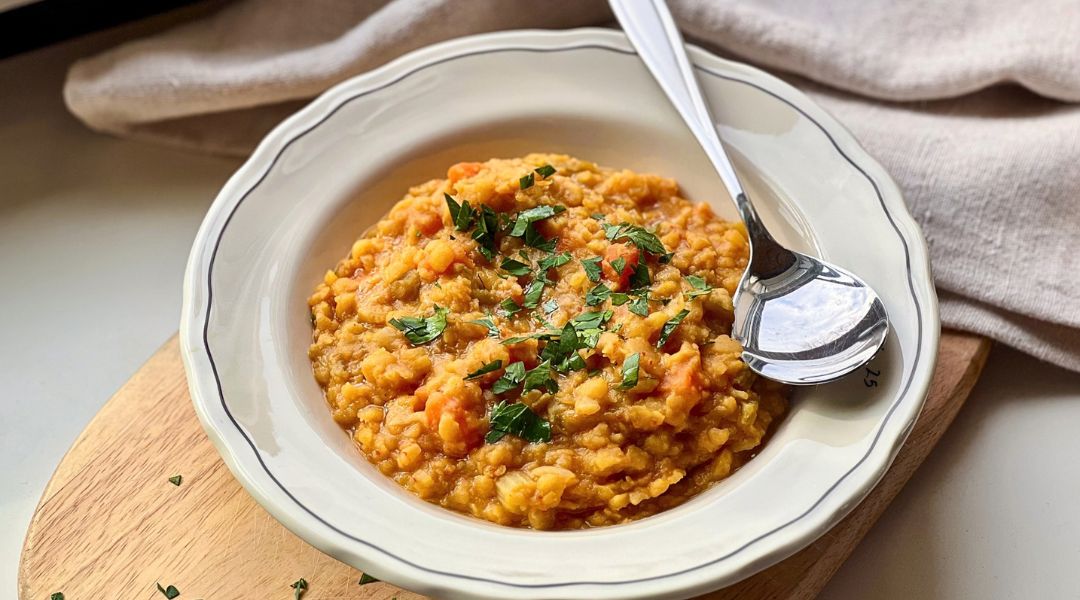 Soupe végétarienne facile aux pois cassés