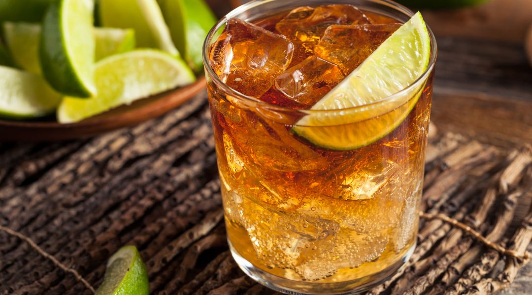 Rhum et cola sans sucre