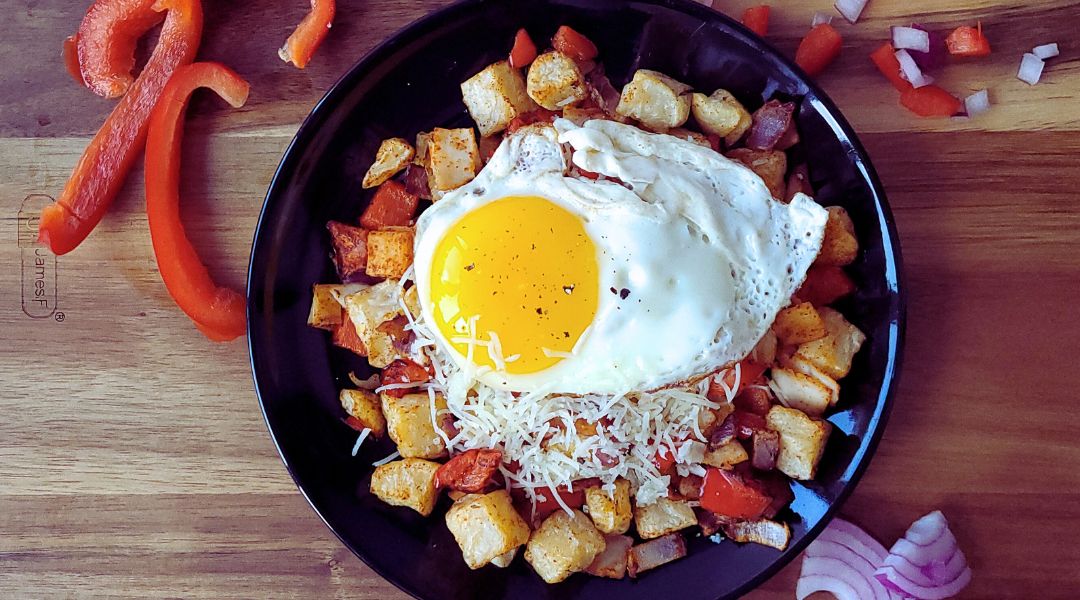 Casserole déjeuner à la friteuse à air (Air Fryer)