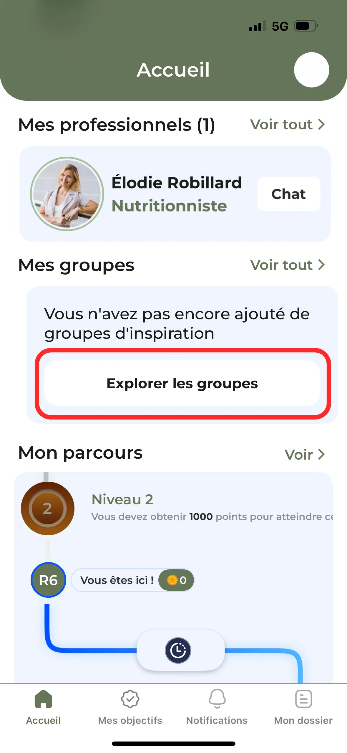 3.6 Comment accepter l’invitation à mon groupe d'inspiration ?