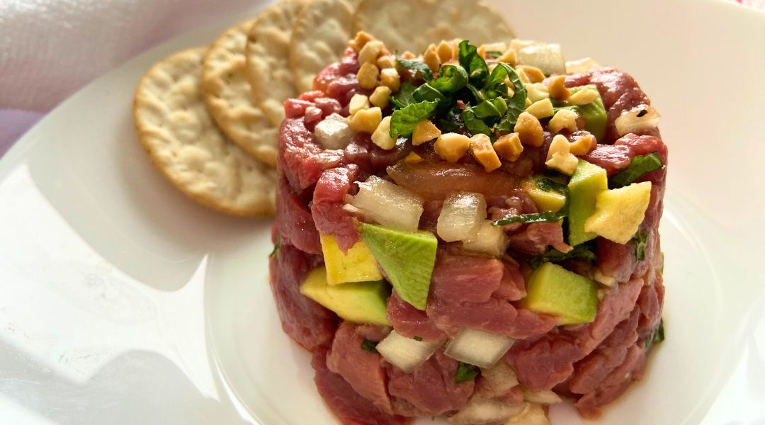 Tartare de bœuf à l’asiatique