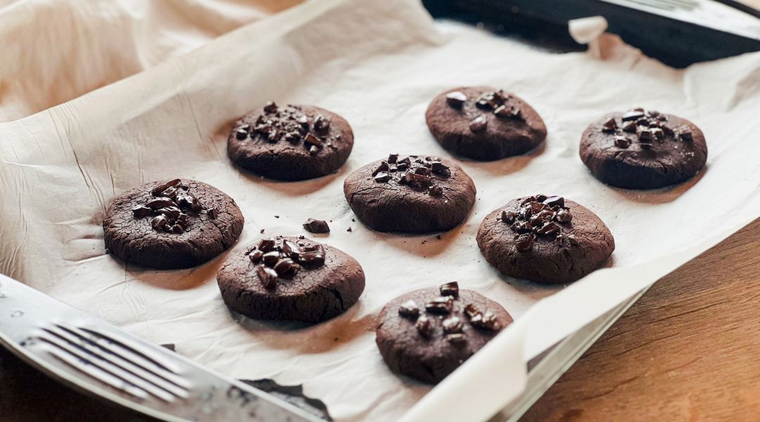 Biscuits au chocolat et haricots noirs