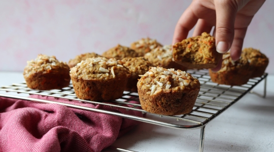 Muffins aux carottes et à l’orange