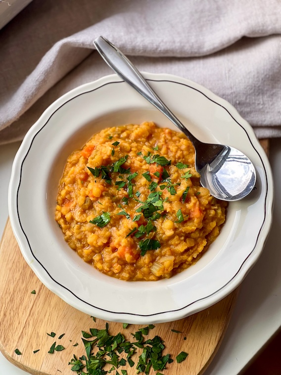 Soupe végétarienne facile aux pois cassés recette santé