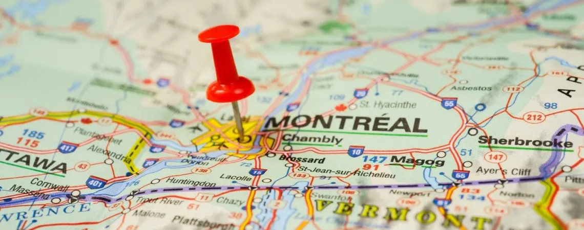 Carte Montreal Map