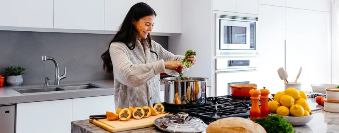 Une nutritionniste qui cuisine