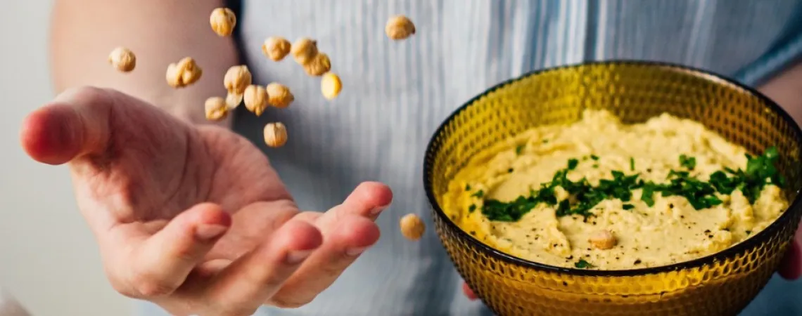 hummus et pois chiche