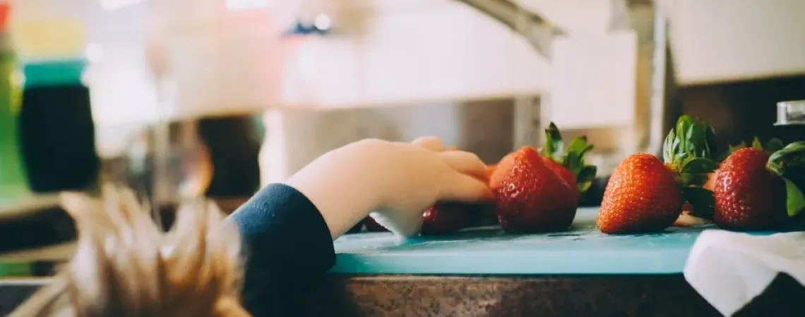 fraises enfant