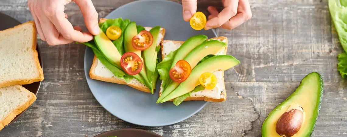 Pain grillé avocat - Avocado toast