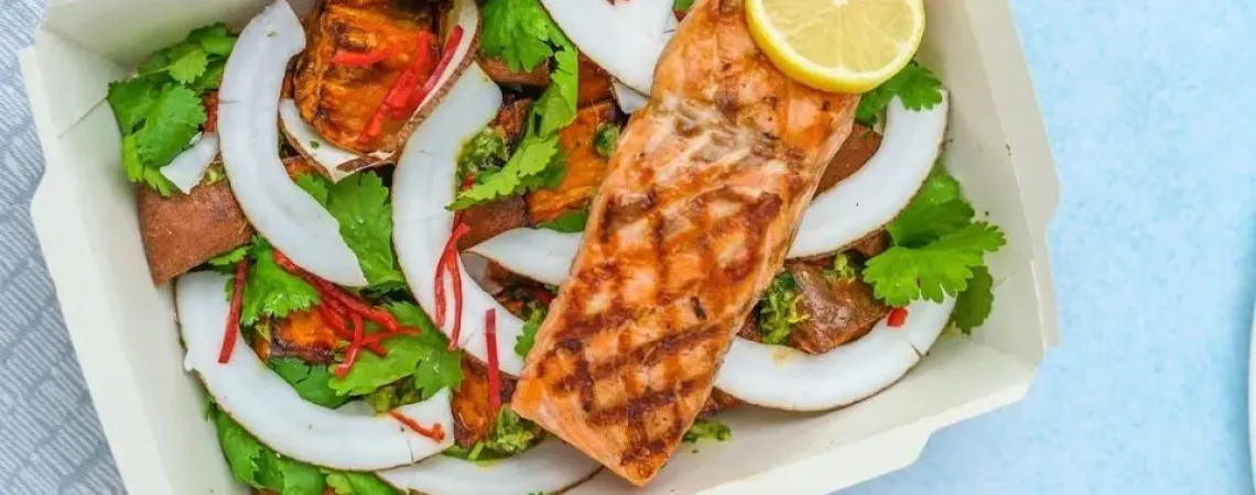 Saumon d'un restaurant de Toronto