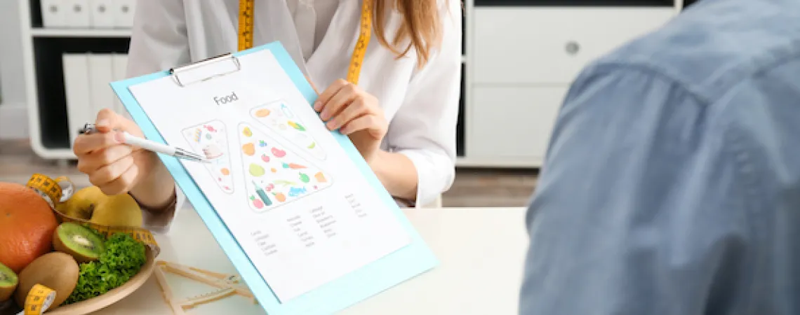 nutritionniste au travail