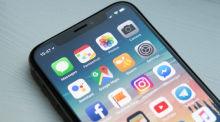 Téléphone avec diverses App