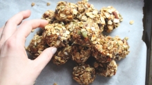 collation de boules d'énergie