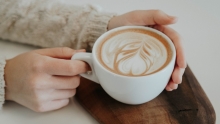 tasse de café, latte art