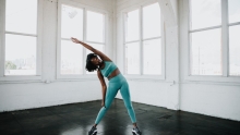 Femme sportive