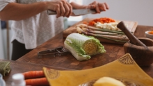 quelqu'un d'autonome en cuisine