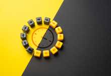 Cycle circadien activité nuit jour - Circadian circle night day activity