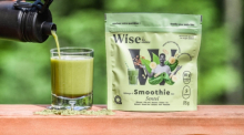 Green smoothie from Wise by Nature