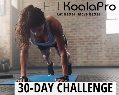 femme qui s'entraine pour le 30 jours challenge