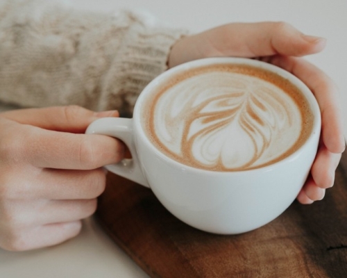 tasse de café, latte art