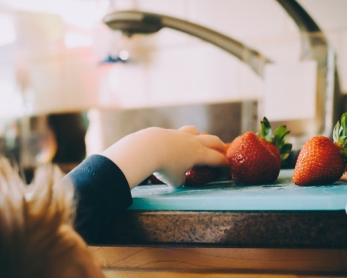 fraises enfant