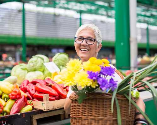 marché extérieur de légumes