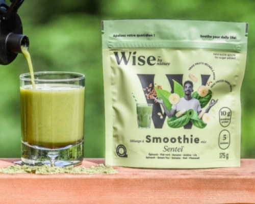 Green smoothie from Wise by Nature