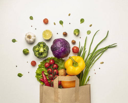 panier de fruits et légumes pour éviter le gaspillage alimentaire