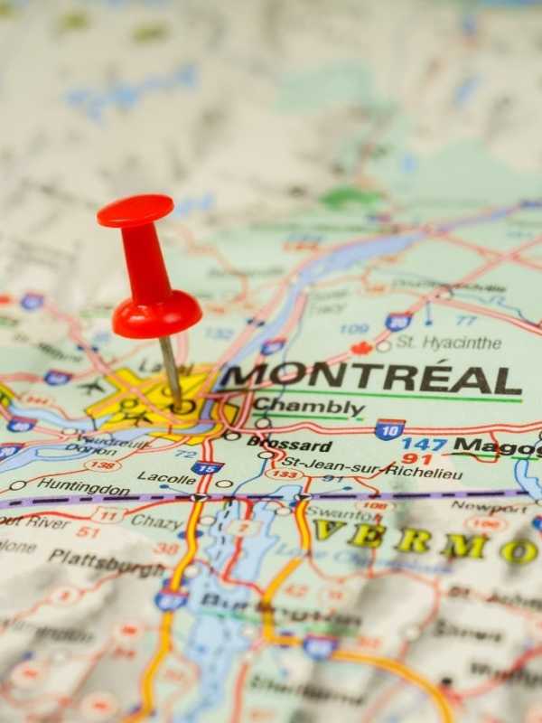 Carte Montreal Map