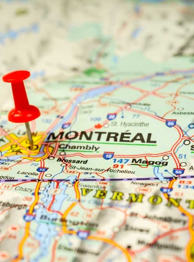 Carte Montreal Map