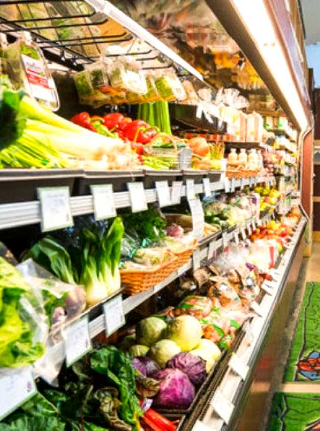 Légumes dans une épicerie