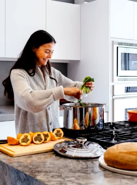 Une nutritionniste qui cuisine