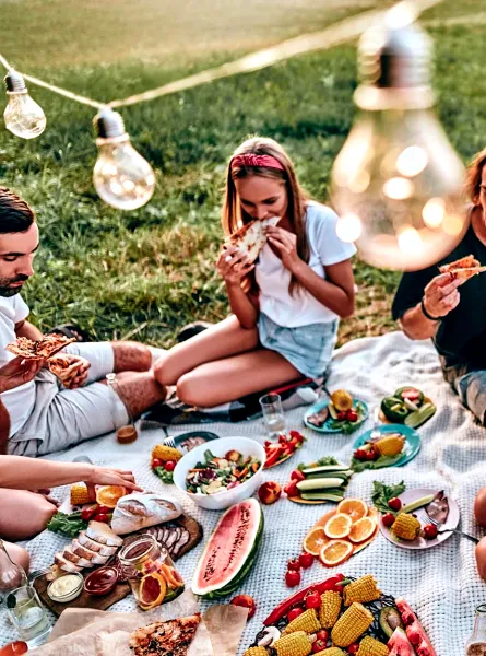 Pique-nique en famille - Family picnic