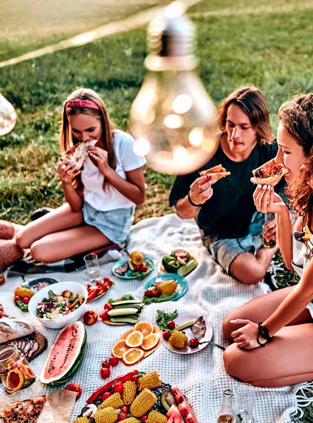 Pique-nique en famille - Family picnic