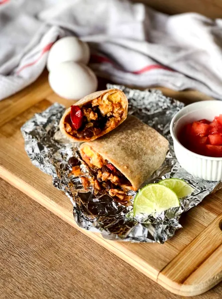 Burritos déjeuner à congeler