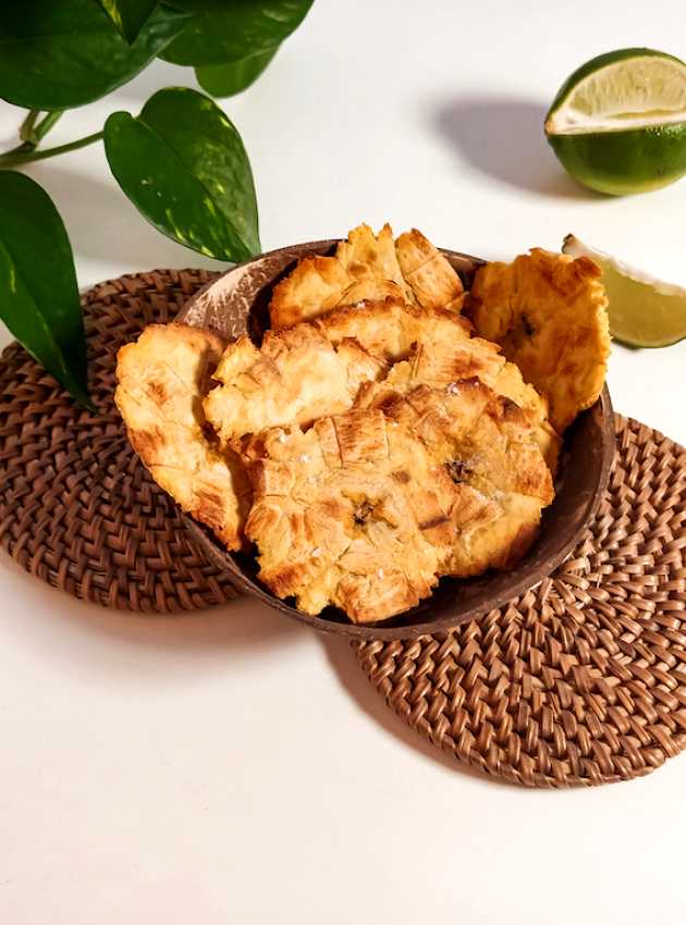 Banane plantain croustillante (Tostones)