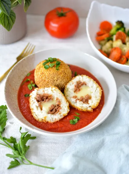 Arancinis à la friteuse à air ÉquipeNutrition Air Fryer Arancini TeamNutrition