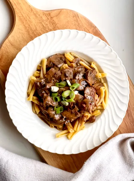 Bœuf Stroganoff allégé ÉquipeNutrition Low Fat Beef Stroganoff TeamNutrition