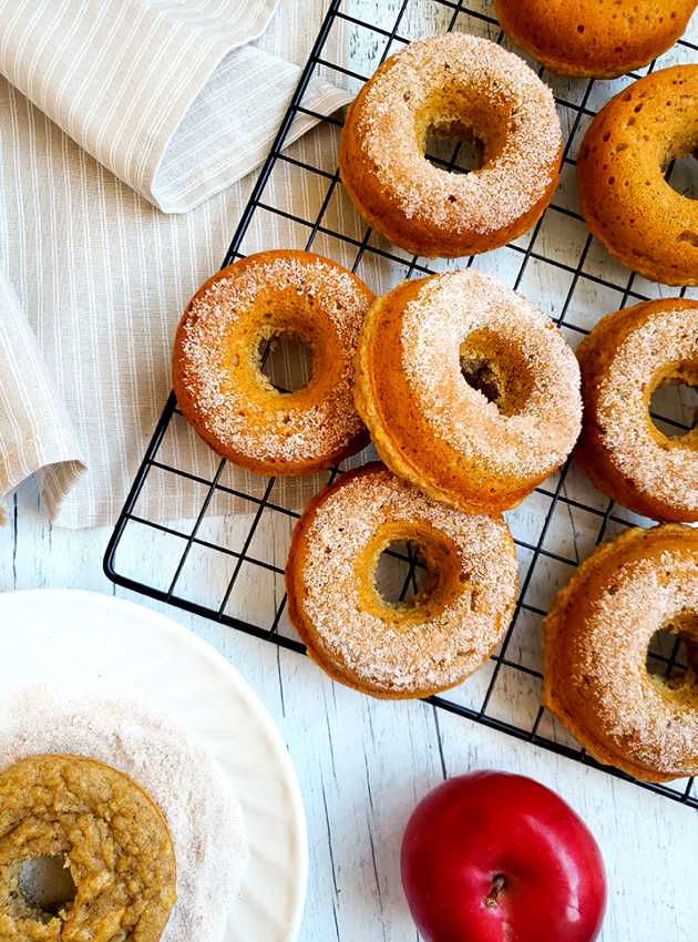 Beignes aux pommes et lentilles