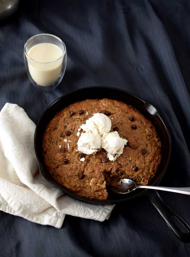 Biscuit géant choco-courgette sans gluten