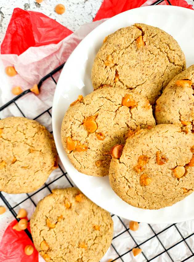 Biscuits aux pois chiches et caramel écossais