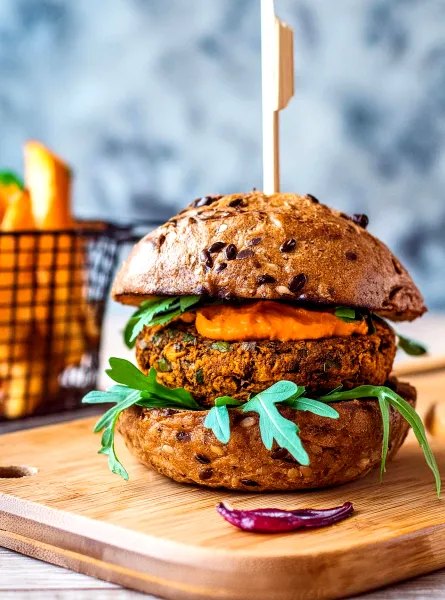Burger pois chiches - Vegan chickpea burger