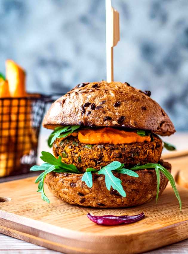 Burger pois chiches - Vegan chickpea burger